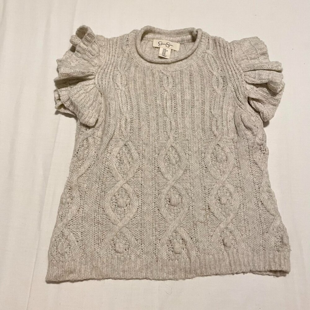 Jessica Simpson Short Sleeve Pullover Jumper Womens Size XS